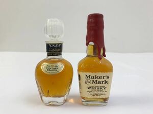 ミニボトル2本セット サントリーVSOP 特級50ml 43％　Maker’s Mark 50ml 45％ 未開栓