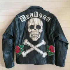 ライダースジャケット　レザー　RRL 　ビンテージ　ロック　666 甲本ヒロト