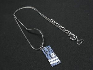 1円 ■美品■ ChristianDior クリスチャンディオール トロッター ネックレス ペンダント アクセサリー レディース シルバー系 FC5808