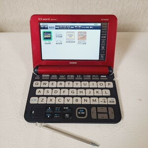 ◆◇CASIO EX-word カシオ 電子辞書 エクスワード XD-K6000 DATAPLUS 9 生活 教養 レッド◇◆