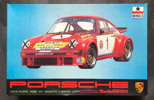 @中古絶版模型堂 エッシー 1/24 ポルシェターボRSR934 ESCI PORSCHE turbo RSR 934 定形外郵便可