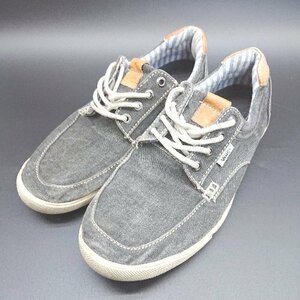 ◇ VANS ヴァンズ ローカット、デニム風生地 スニーカー サイズ26.5 グレー メンズ E