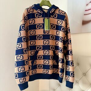 23AW Gucci GGニットフーディー　L