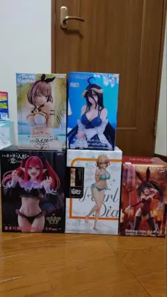 新品未開封　最新含む美少女プライズフィギュア　喜多川海夢　アルベド　時崎狂三