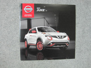 アメリカ 日産 Juke カタログ USDM 北米 ニッサン ジューク