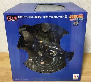 即決 新品未開封 G.E.M. NARUTO-ナルト- 疾風伝 はたけカカシ ver.弐 メガハウス 完成品フィギュア