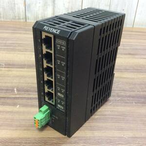 ●【AH-03411】中古品 KEYENCE キーエンス EtherNet/IP対応 イーサネットスイッチ NE-Q05P 【レターパックプラス可】