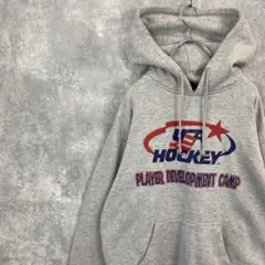 USA HOCKEY パーカー フード フーディー 裏起毛