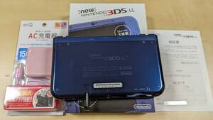 Newニンテンドー3DSLL 本体 メタリックブルー 任天堂