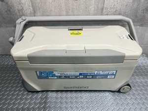 ■シマノ　スペーザ　ベイシス　３５０　キャスター　NSーD３５U　ベージュ　３５L　中古■