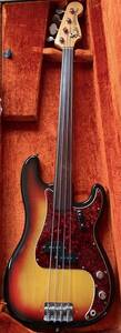 Fender Fretless Precision Bass 1972　フェンダー フレットレス プレシジョンベース