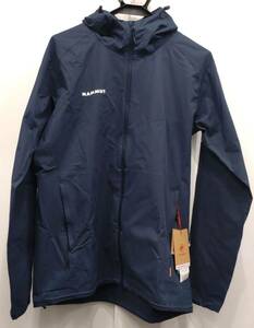 1円～ 新品 Lサイズ(JP XL) MAMMUT マムート 1011-00332 グラナイト ソフトシェル フーデッド ジャケット AF Men ネイビー メンズ