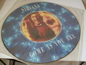 1991 1992 NIRVANA Come as you are　ドイツ盤　ピクチャーレコード GET 21714 　未開封、未使用品 SUB POP DGC