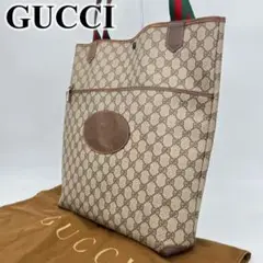 GUCCI トートバッグ 肩掛け GG柄 シェリーライン PVC レザー