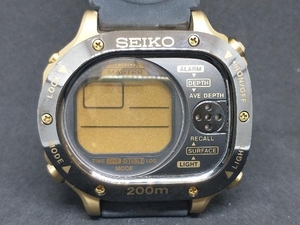 【1円】ジャンク 不動 SEIKO セイコー スキューバマスター M725-5A00 クォーツ ベルト破損 パーツ取り SCUBA MASTER 200m 箱有り