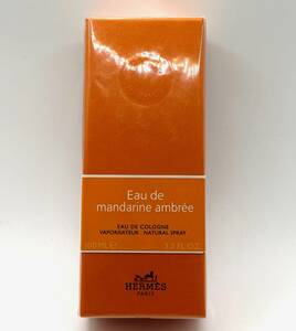 ★エルメス香水・Eau de mandarine ambre Eau de cologne《オードゥ マンダリン アンブレ》EDT.100ml SPRAY ★未使用/外装フィルム未開封品