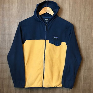 《キッズ》Patagonia パタゴニア フルジップ フリースジャケット フード付き サイズ L/12 古着 k24110131