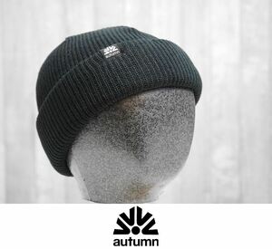 【新品:送料無料】24 AUTUMN DOUBLE ROLL BEANIE - BLACK オータム ニット帽 スノーボード 帽子