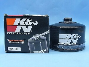 K&N オイルフィルター KN-164 ブラック BMW【BMW 11427673541】R1200GS/RT/ST/R・HP2 etc