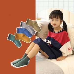 ☆ シンプル(1) ☆ S(10-13cm) ☆ キッズ靴下5枚セット pk0520 靴下 キッズ ソックス クルー丈 アンクルソックス 5足セット