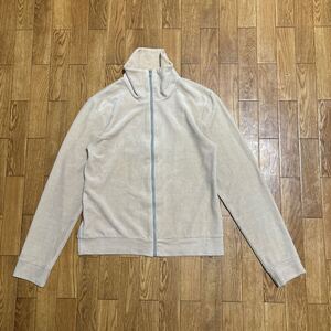 フランス製 A.P.C. トラックトップ ベージュ S ジップアップ riri ベロア アーペーセー