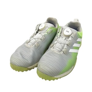 【1円】ADIDAS GOLF アディダスゴルフ FV2521 CODECHAOS BOA スパイクレスゴルフシューズ グリーン系 25 [240101322182]