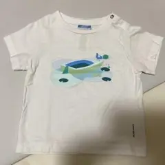 【美品】Jacadi ホワイト Tシャツ 36M