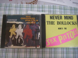 セックス・ピストルズ ,Never　Mind The Bollocks , the original pistols Live 、SID　VICIOUS　SID SINGS　中古パンクCD ３枚