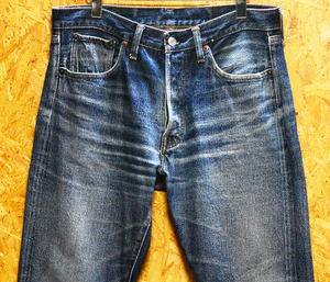 廃盤 W89cm ドゥニーム DENIME 66タイプ (66 TYPE)（501XX）セルビッチデニム 股下84cm