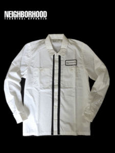 新品 NEIGHBORHOOD ネイバーフッド WEB クラシック ワークシャツ 長袖シャツ ホワイト S