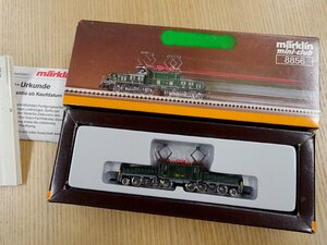 ∇花∇当時物 ドイツ製 marklin メルクリン mini-club ミニクラブ 8856 Zゲージ SBB スイス連邦鉄道 クロコダイル 鉄道模型 元箱付き 37