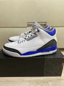 新品未使用NIKE AIR JORDAN 3 RETRO RACER BLUE サイズ US11 29cm TRAVIS SCOTT KITH LEBRON KD 