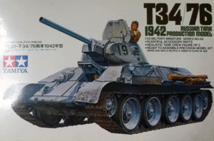 タミヤ/1/35/ソ連陸軍T-34/76中戦車1942年型/未組立品