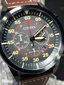 新品 腕時計 正規品 シチズン CITIZEN Eco-Drive エコドライブ クロノグラフ カレンダー レザーベルト アナログ腕時計 防水 プレゼント
