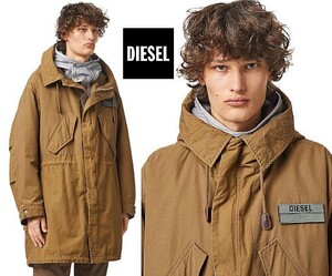 ●ディーゼル 防寒！DIESEL ずっしり ライナー付 3way ヘヴィコットン ミリタリー モッズコート メンズ N3-B メンズ 即決 即納 55dsl●803