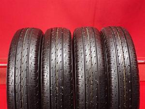 タイヤ4本 《 ブリヂストン 》 エコピア R680 [ 145/80R12 80/78N ]9.5分山★ 商用車6PR エブリィ NV100 クリッパー ミニキャブ n12