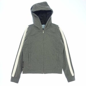 中古◆プラダ ジップアップ パーカー サイズ L グレー系 レディース 19年 PRADA【AFB1】