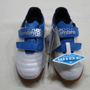 アンブロ（UMBRO）（キッズ）ジュニア フットサル インドア アクセレイター BL JR WIDE IN UU4RJB06WB サイズ 16cm