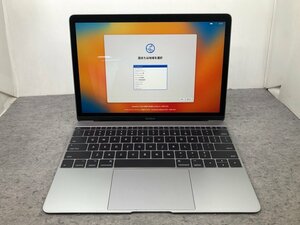 【Apple】MacBook Retina 12inch 2017 A1534 Corei5-7Y54 16GB SSD512GB NVMe OS13 中古Mac US配列