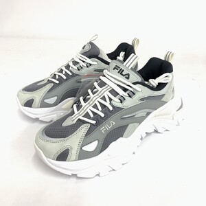 未使用品◆FILA フィラ イントレーションライト スニーカー 25.0cm◆USS23016 グレー メンズ 靴 シューズ shoes