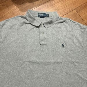 POLO Ralph Lauren ポロラルフローレン 半袖 ポロシャツ グレー サイズXXL 希少サイズ