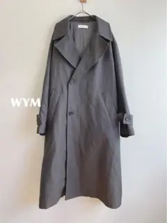 WYM ミニマルワイドトレンチコート　m218