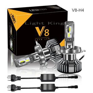 2灯 V8 ターボファン 100W 16000LM H4 バイク用 0.1秒点灯 LED ヘッドライト 光軸調整 Skywave スカイウェーブ400/650LX