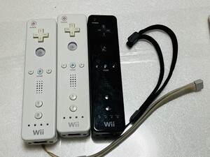 【Nintendo ニンテンドー】Wii　リモコン3点セット