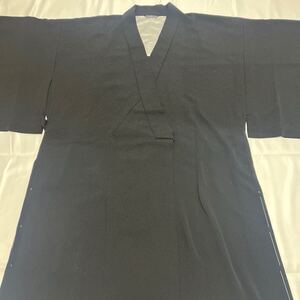 未使用品【改良服】ちりめん地 冬用 化繊 法衣 法要 葬儀 仏具 僧侶 装束 着物 袈裟 ちきりや水谷法衣店