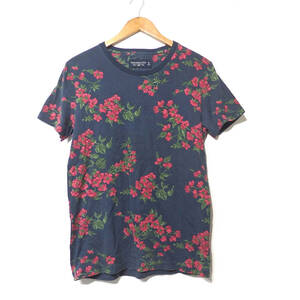 【送料無料】 アバクロンビー＆フィッチ Tシャツ/総柄　花柄　Sサイズ　Abercrombie&Fitch