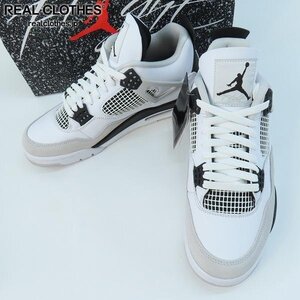 【未使用】NIKE/ナイキ AIR JORDAN 4 RETRO MILITARY BLACK エアジョーダン4 ミリタリー ブラック DH6927-111/28 /080