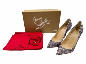 Christian Louboutin クリスチャン ルブタン パンプス ヒール グリッターラメ 36 1/2 約23.5cm ブランド レディース 女性 ファッション 靴