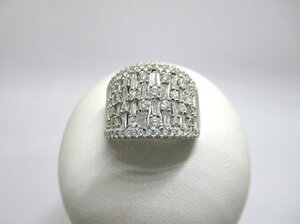 【新品磨き済】 Pt ダイヤ 2.00ct 指輪 リング #18号 プラチナ ジュエリー ランクA Diamond NBJ