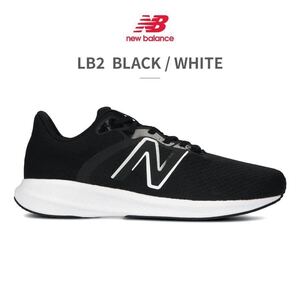 ニューバランス M413 ランニングシューズ 2E : ブラック×ホワイト 　26cm New Balance